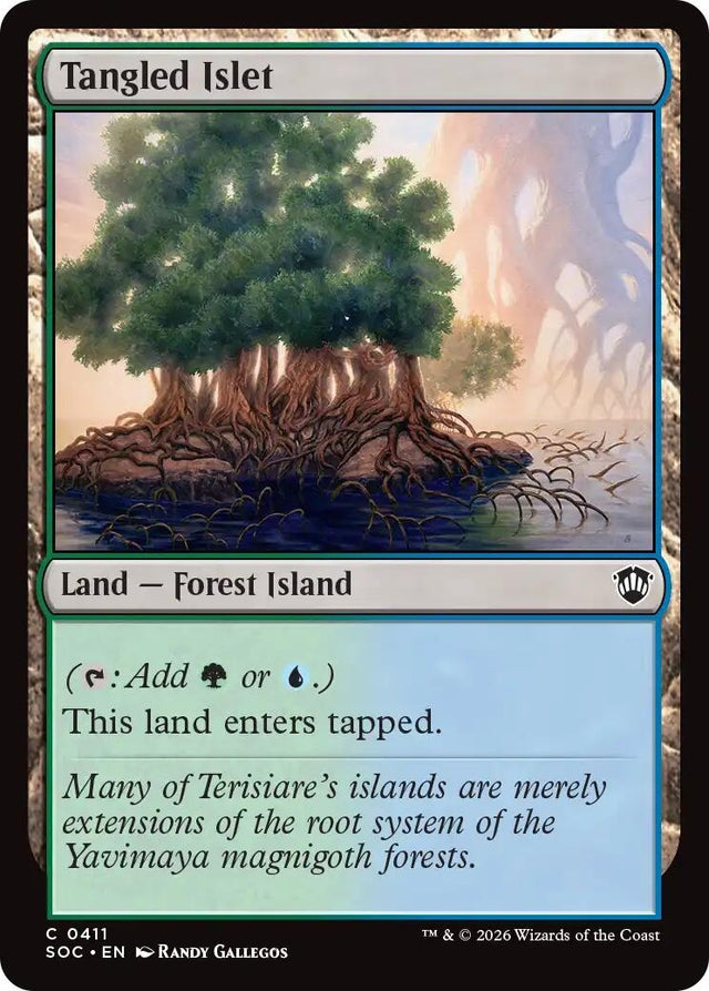 Image for Tangled Islet (411) (Commander: Secrets of Strixhaven) - Magic: The Gathering