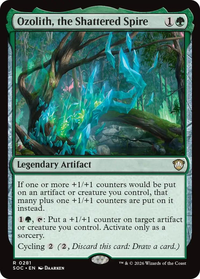 Image for Ozolith, the Shattered Spire (281) (Commander: Secrets of Strixhaven) - Magic: The Gathering