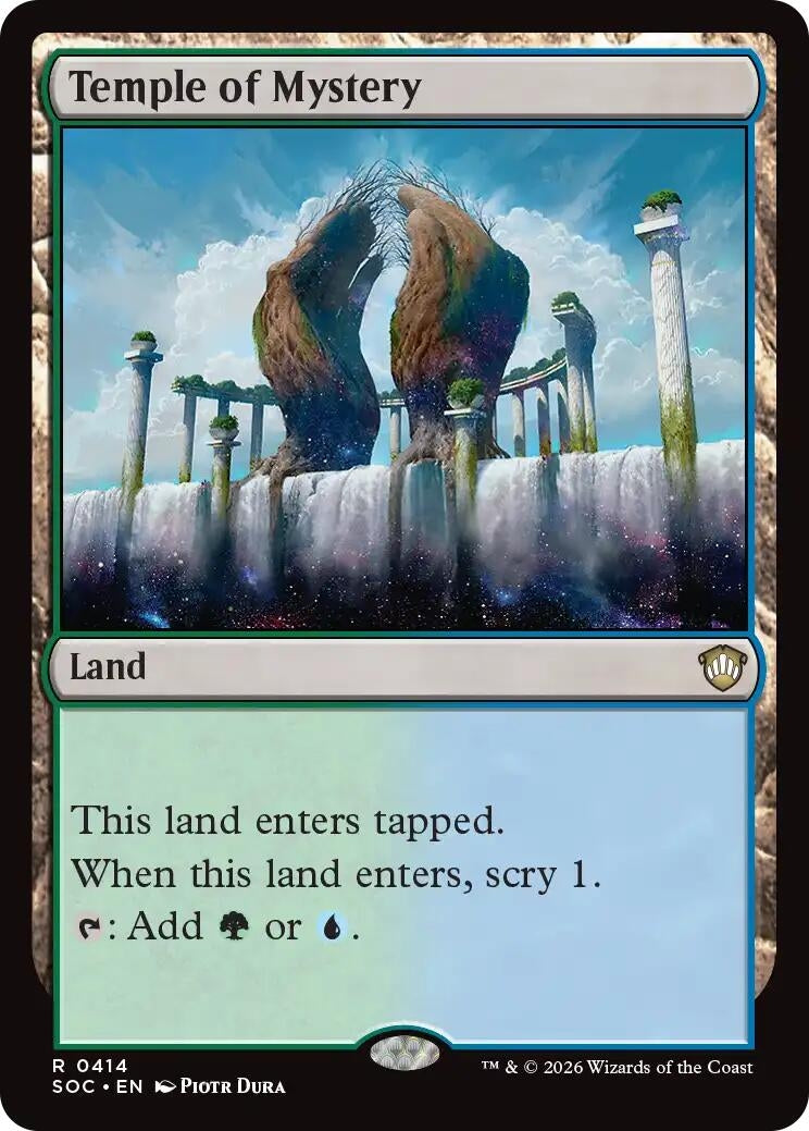 Image for Temple of Mystery (414) (Commander: Secrets of Strixhaven) - Magic: The Gathering