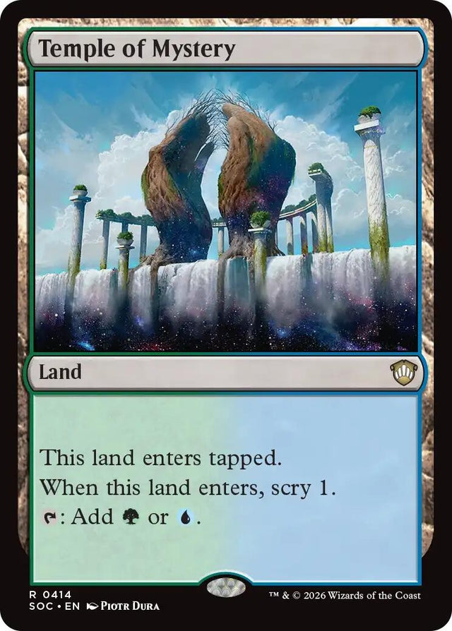 Image for Temple of Mystery (414) (Commander: Secrets of Strixhaven) - Magic: The Gathering