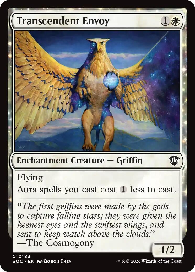 Image for Transcendent Envoy (183) (Commander: Secrets of Strixhaven) - Magic: The Gathering