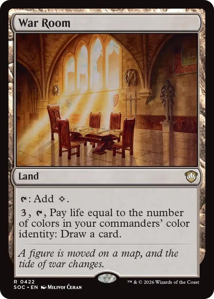 Image for War Room (422) (Commander: Secrets of Strixhaven) - Magic: The Gathering
