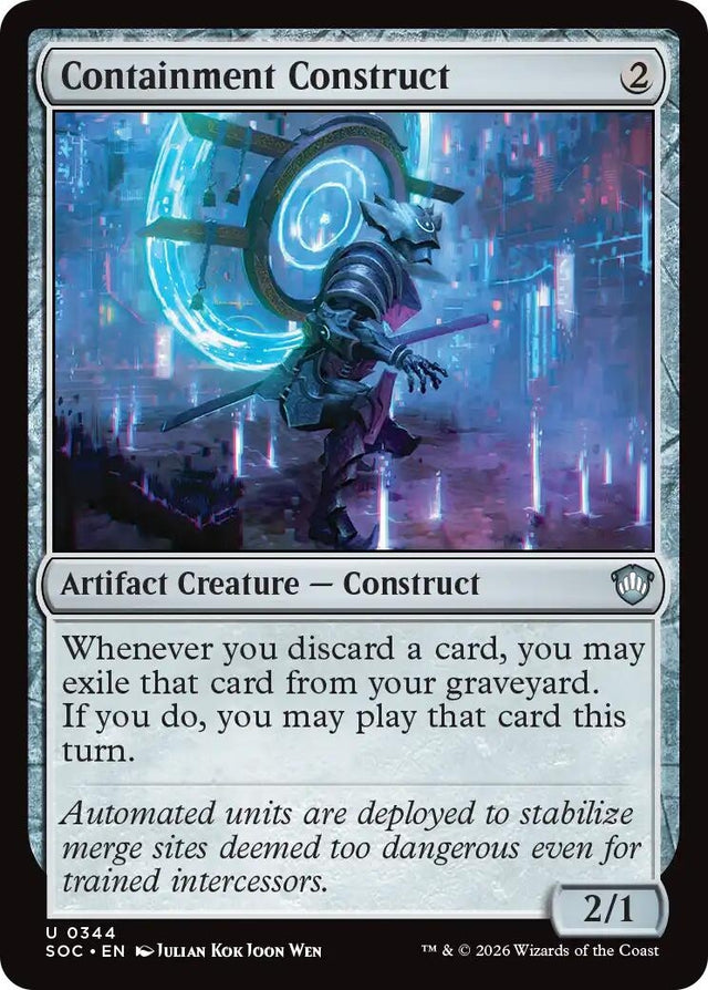Image for Containment Construct (344) (Commander: Secrets of Strixhaven) - Magic: The Gathering
