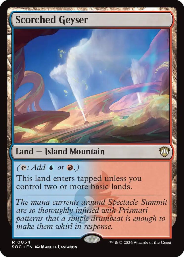 Image for Scorched Geyser (54) (Commander: Secrets of Strixhaven) - Magic: The Gathering