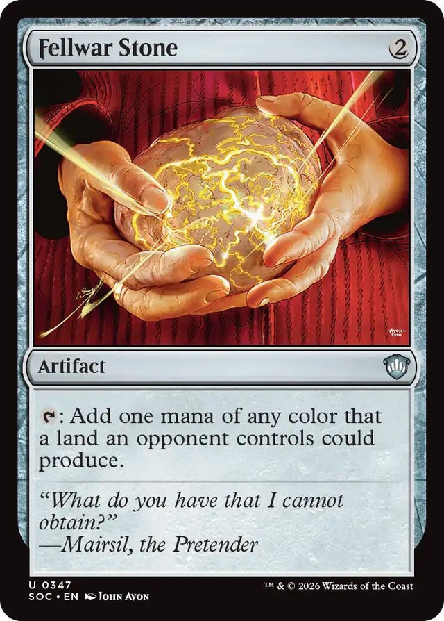 Image for Fellwar Stone (347) (Commander: Secrets of Strixhaven) - Magic: The Gathering