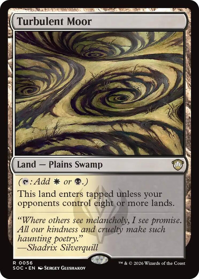 Image for Turbulent Moor (56) (Commander: Secrets of Strixhaven) - Magic: The Gathering