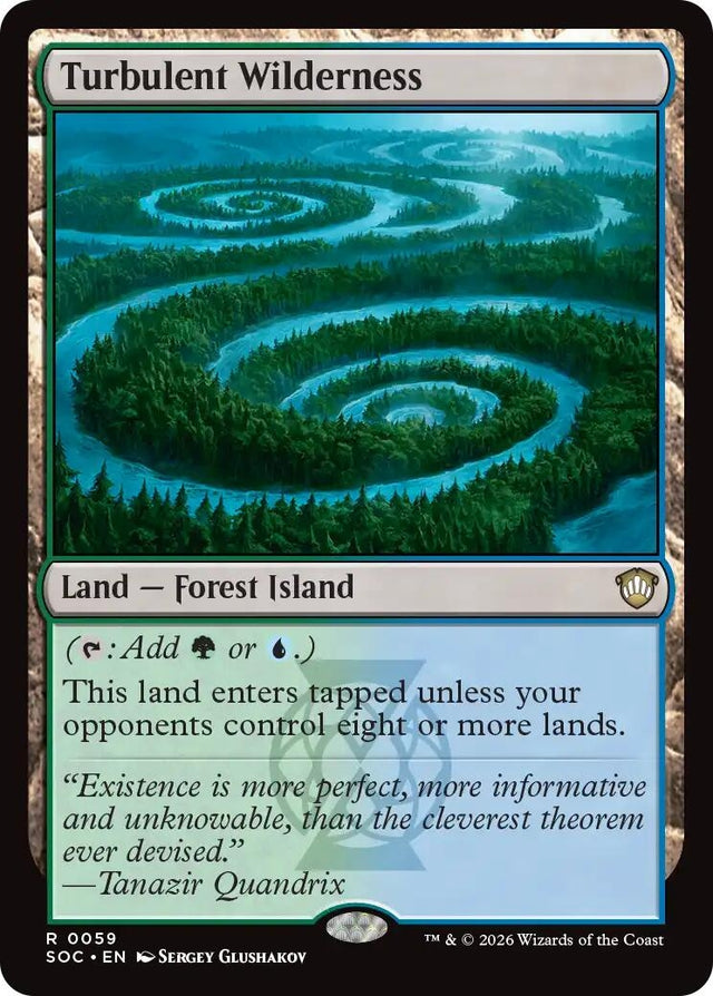 Image for Turbulent Wilderness (59) (Commander: Secrets of Strixhaven) - Magic: The Gathering