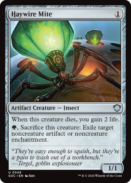 Image for Haywire Mite (349) (Commander: Secrets of Strixhaven) - Magic: The Gathering
