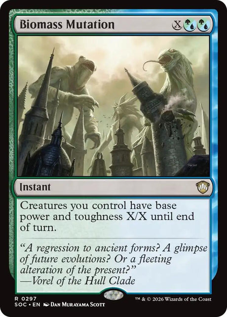 Image for Biomass Mutation (297) (Commander: Secrets of Strixhaven) - Magic: The Gathering