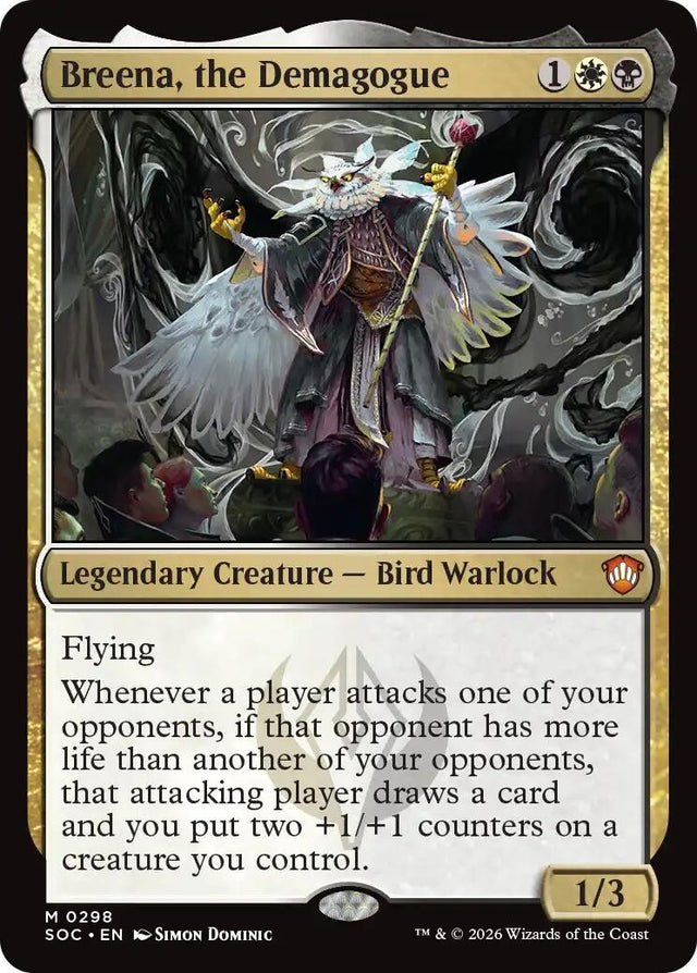 Image for Breena, the Demagogue (298) (Commander: Secrets of Strixhaven) - Magic: The Gathering