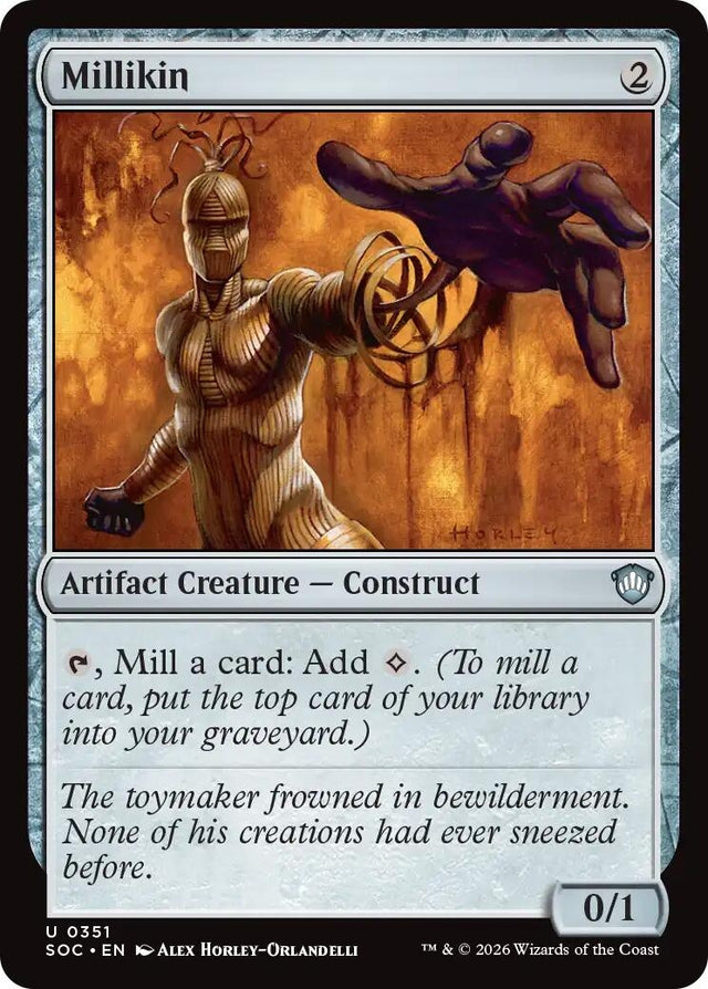 Image for Millikin (351) (Commander: Secrets of Strixhaven) - Magic: The Gathering