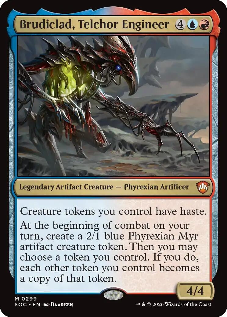 Image for Brudiclad, Telchor Engineer (299) (Commander: Secrets of Strixhaven) - Magic: The Gathering