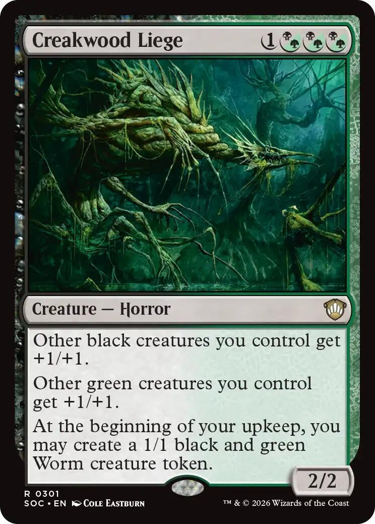 Image for Creakwood Liege (301) (Commander: Secrets of Strixhaven) - Magic: The Gathering