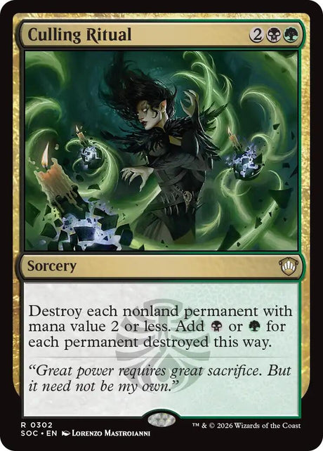 Image for Culling Ritual (302) (Commander: Secrets of Strixhaven) - Magic: The Gathering