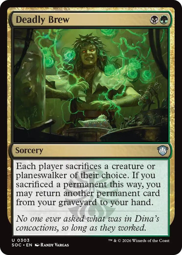 Image for Deadly Brew (303) (Commander: Secrets of Strixhaven) - Magic: The Gathering