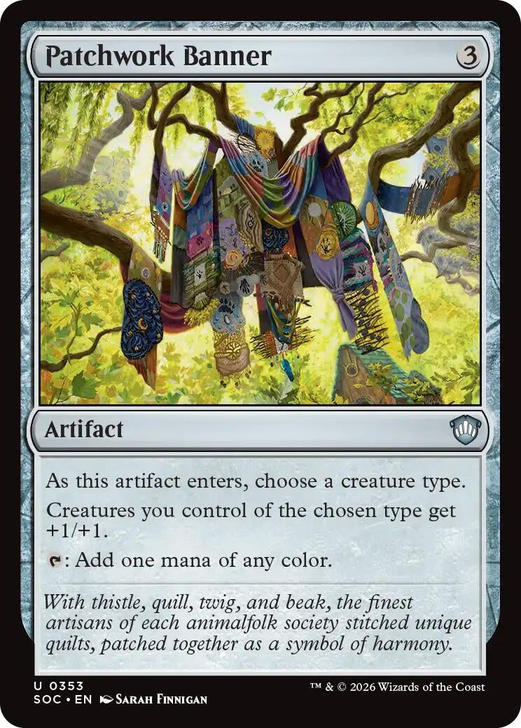 Image for Patchwork Banner (353) (Commander: Secrets of Strixhaven) - Magic: The Gathering