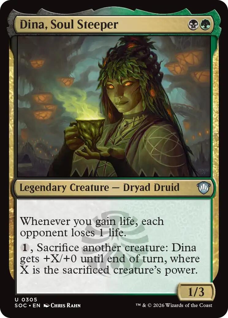 Image for Dina, Soul Steeper (305) (Commander: Secrets of Strixhaven) - Magic: The Gathering