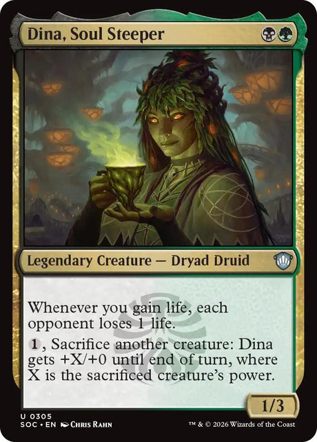 Image for Dina, Soul Steeper (305) (Commander: Secrets of Strixhaven) - Magic: The Gathering