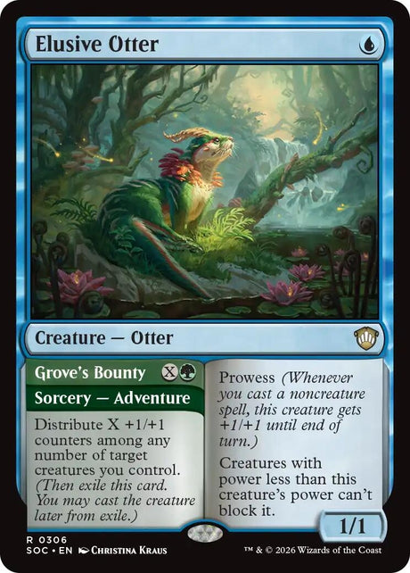 Image for Elusive Otter (306) (Commander: Secrets of Strixhaven) - Magic: The Gathering