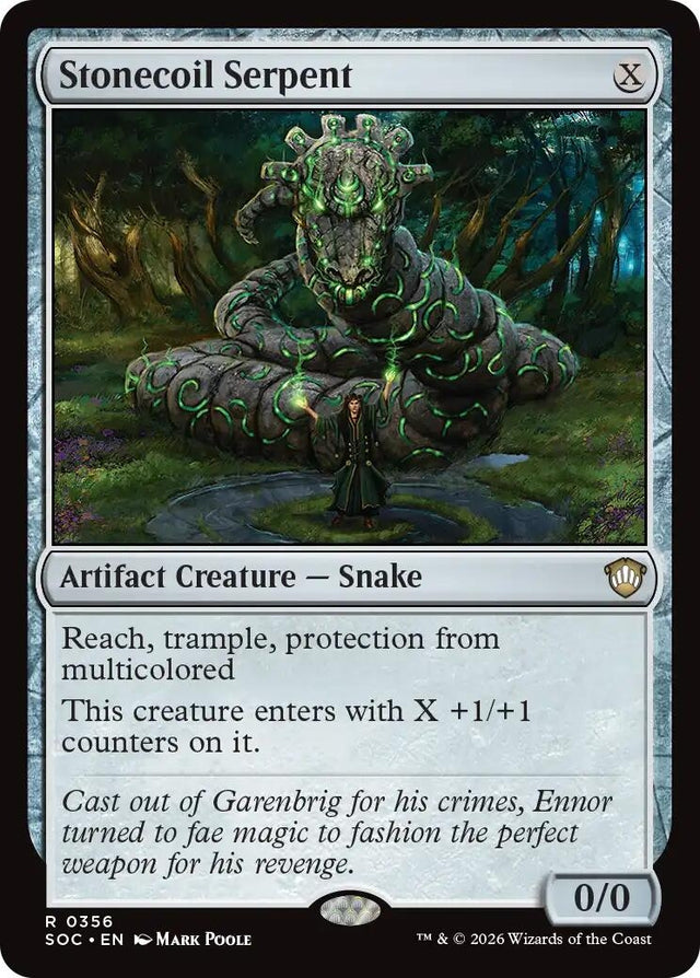Image for Stonecoil Serpent (356) (Commander: Secrets of Strixhaven) - Magic: The Gathering