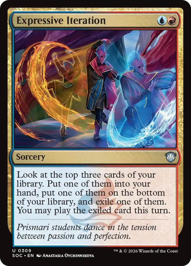 Image for Expressive Iteration (309) (Commander: Secrets of Strixhaven) - Magic: The Gathering