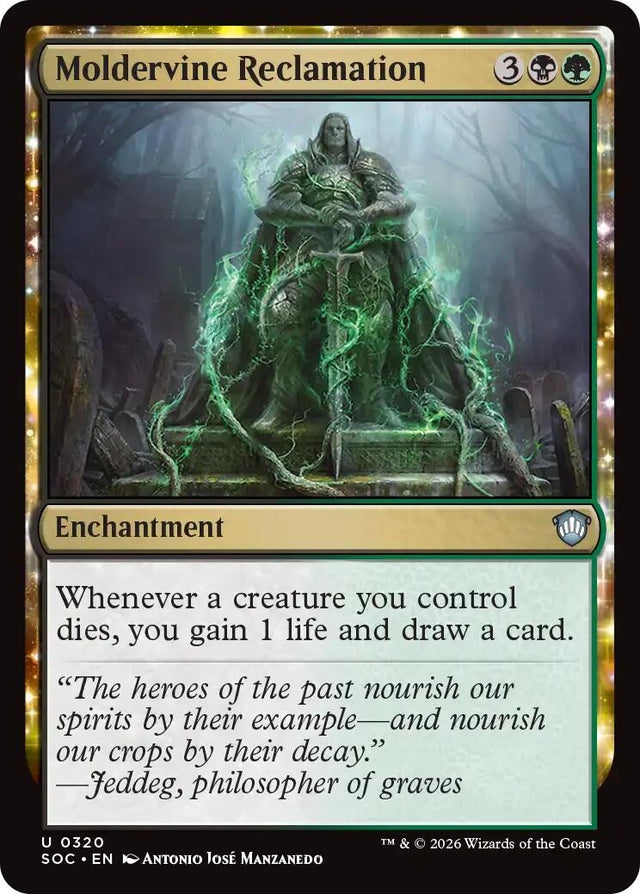 Image for Moldervine Reclamation (320) (Commander: Secrets of Strixhaven) - Magic: The Gathering