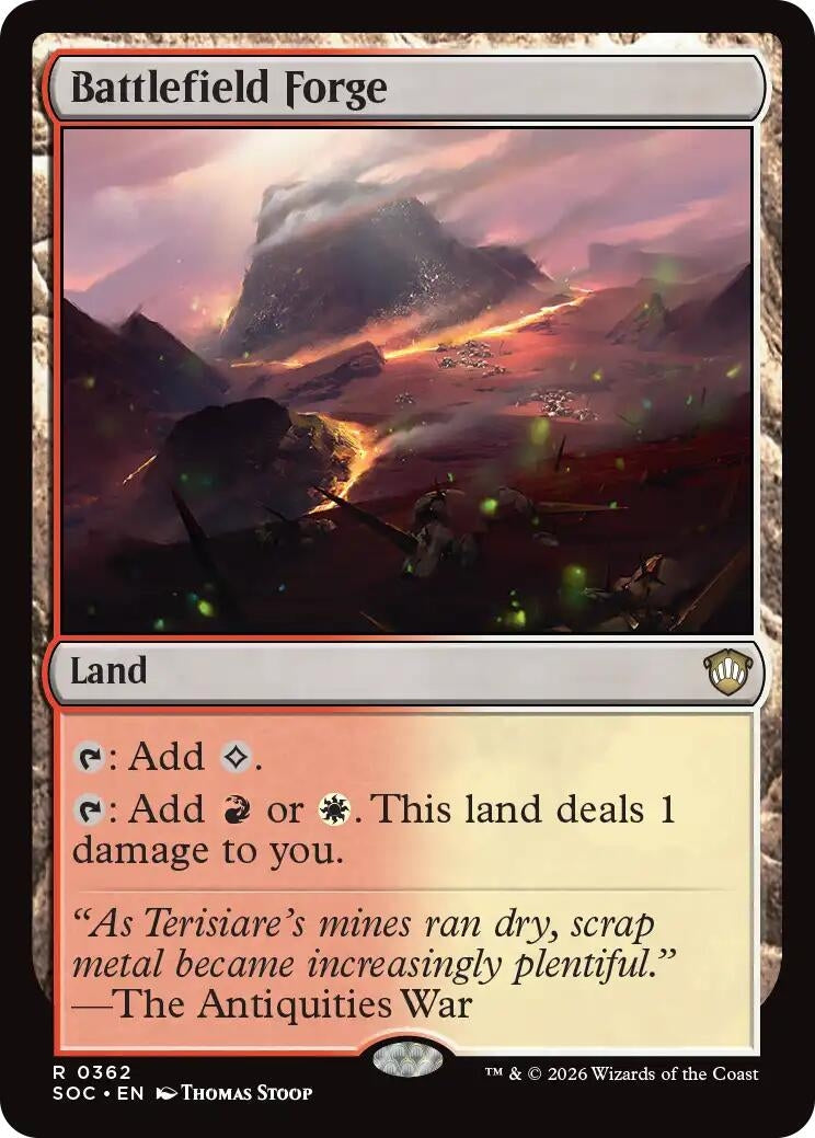 Image for Battlefield Forge (362) (Commander: Secrets of Strixhaven) - Magic: The Gathering