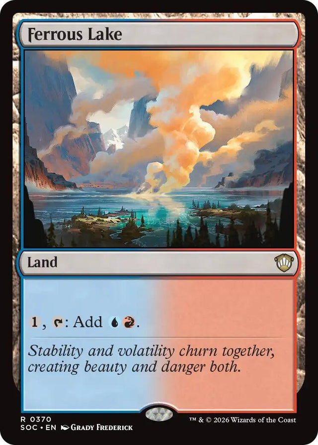 Image for Ferrous Lake (370) (Commander: Secrets of Strixhaven) - Magic: The Gathering