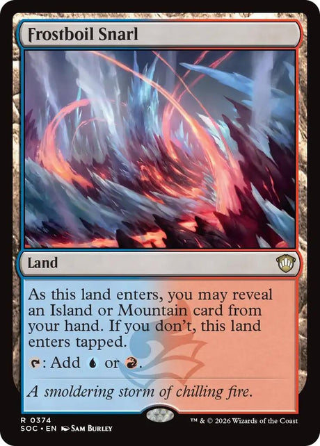 Image for Frostboil Snarl (374) (Commander: Secrets of Strixhaven) - Magic: The Gathering