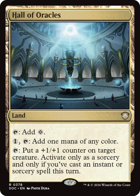 Image for Hall of Oracles (378) (Commander: Secrets of Strixhaven) - Magic: The Gathering