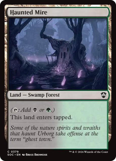 Image for Haunted Mire (379) (Commander: Secrets of Strixhaven) - Magic: The Gathering