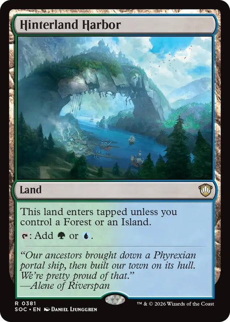 Image for Hinterland Harbor (381) (Commander: Secrets of Strixhaven) - Magic: The Gathering