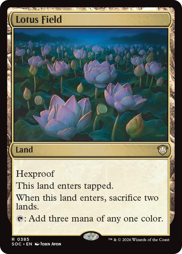 Image for Lotus Field (385) (Commander: Secrets of Strixhaven) - Magic: The Gathering