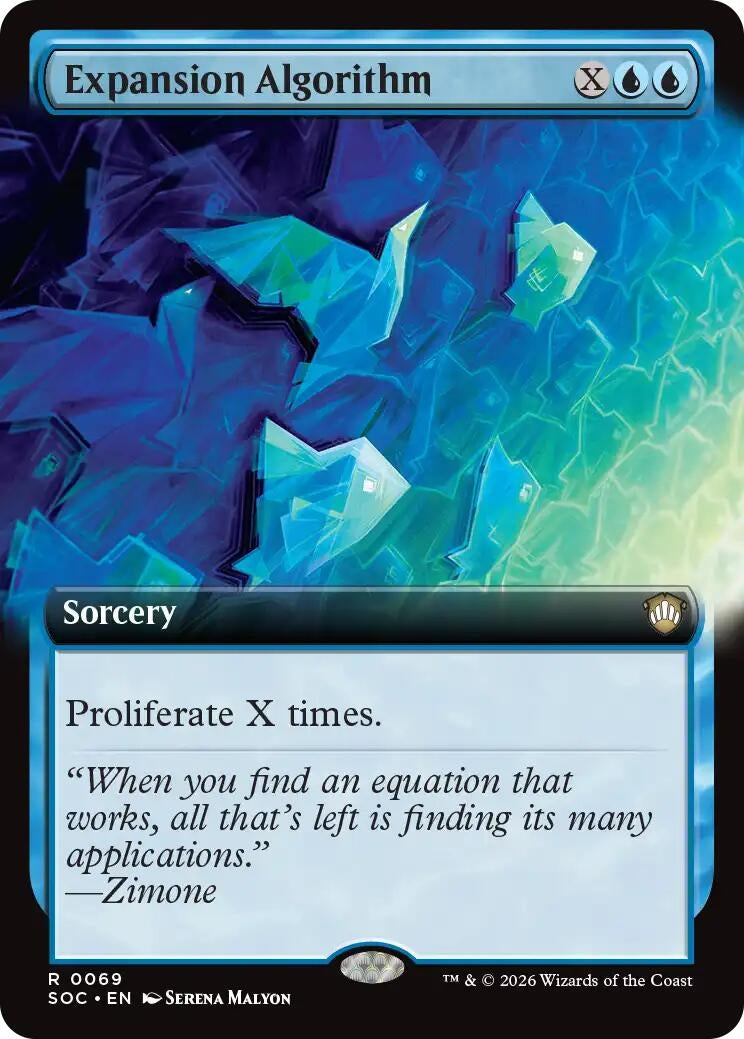 Image for Expansion Algorithm (Extended Art) (69) (Commander: Secrets of Strixhaven) - Magic: The Gathering