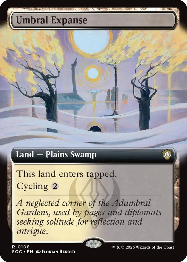 Image for Umbral Expanse (Extended Art) (108) (Commander: Secrets of Strixhaven) - Magic: The Gathering