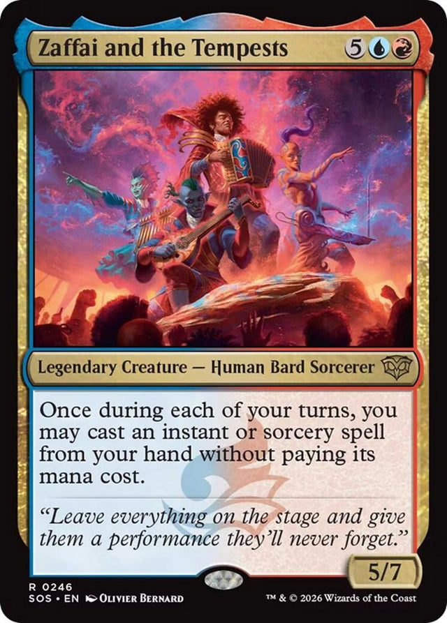 Image for Zaffai and the Tempests (246) (Foil) (Secrets of Strixhaven) - Magic: The Gathering