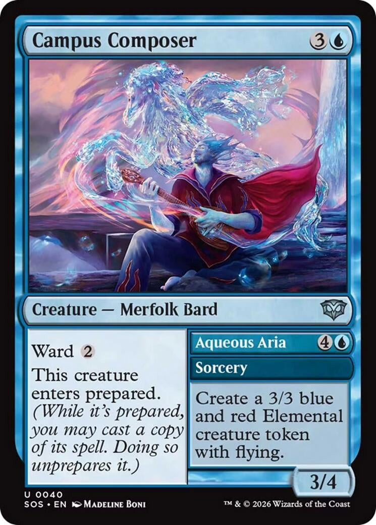 Image for Campus Composer (40) (Foil) (Secrets of Strixhaven) - Magic: The Gathering