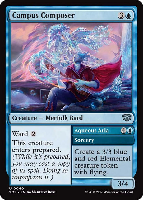 Image for Campus Composer (40) (Foil) (Secrets of Strixhaven) - Magic: The Gathering
