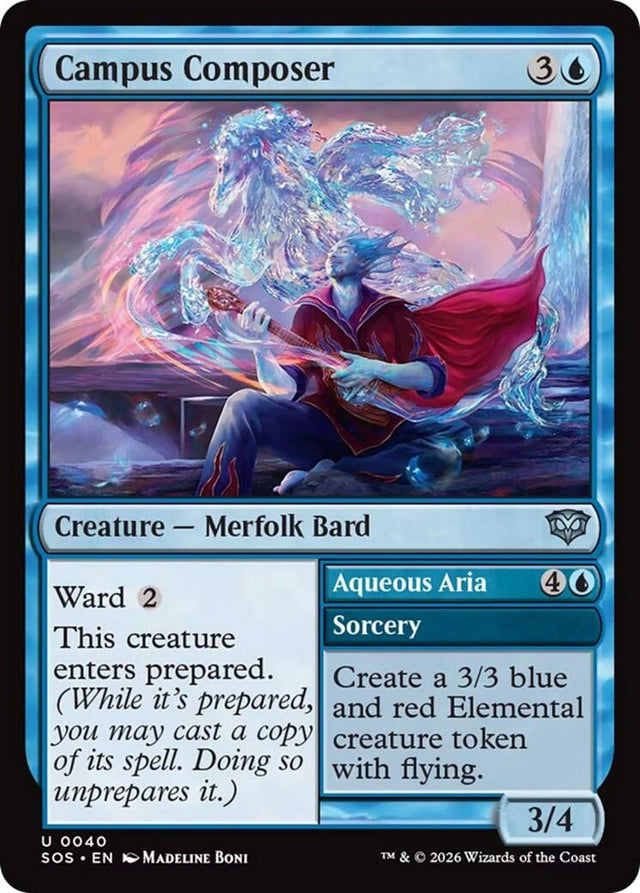 Image for Campus Composer (40) (Foil) (Secrets of Strixhaven) - Magic: The Gathering