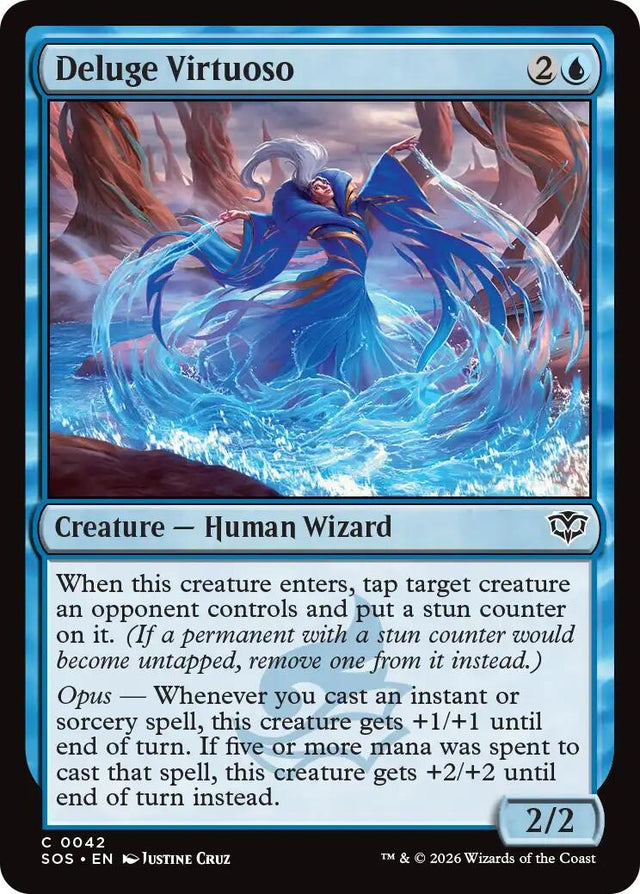 Image for Deluge Virtuoso (42) (Foil) (Secrets of Strixhaven) - Magic: The Gathering