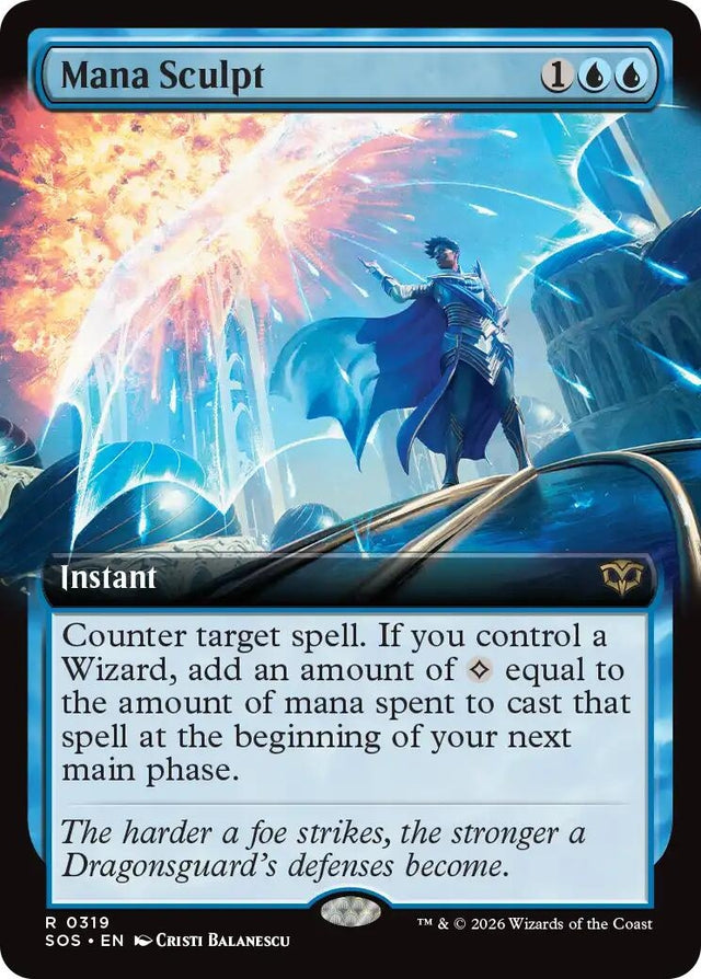 Image for Mana Sculpt (Extended Art) (319) (Foil) (Secrets of Strixhaven) - Magic: The Gathering