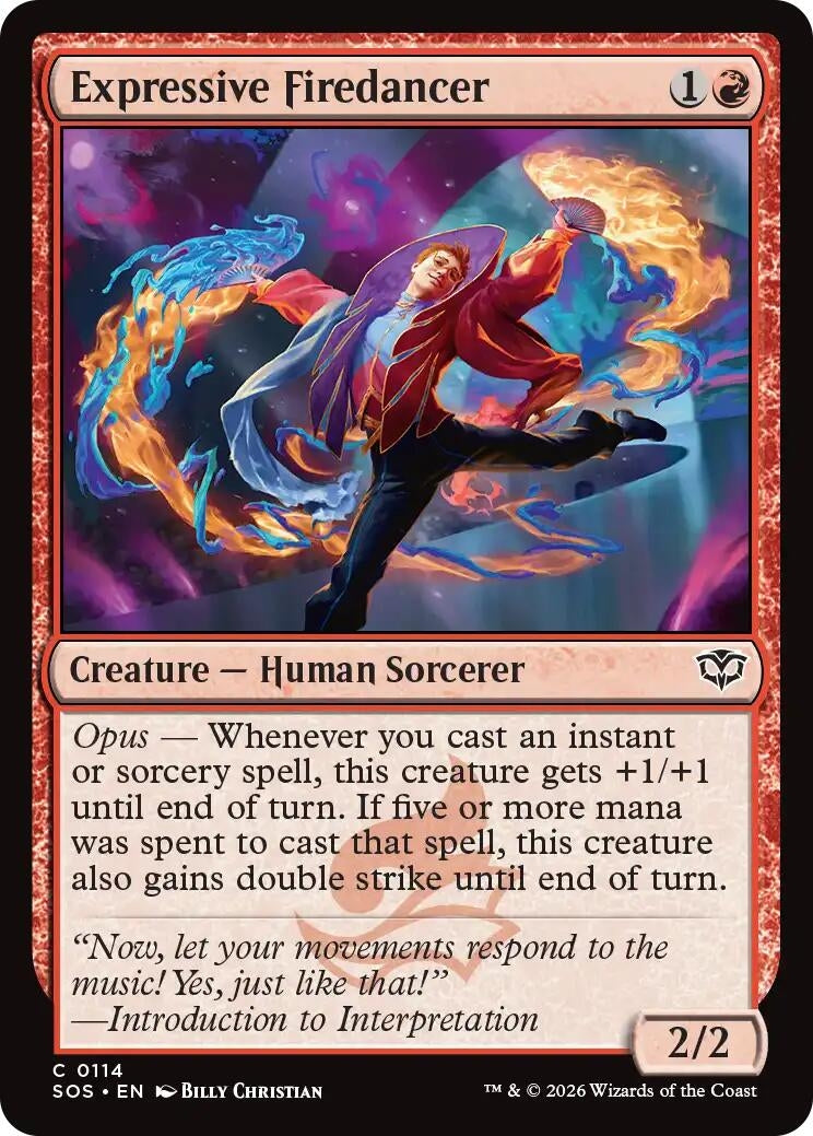 Image for Expressive Firedancer (114) (Foil) (Secrets of Strixhaven) - Magic: The Gathering