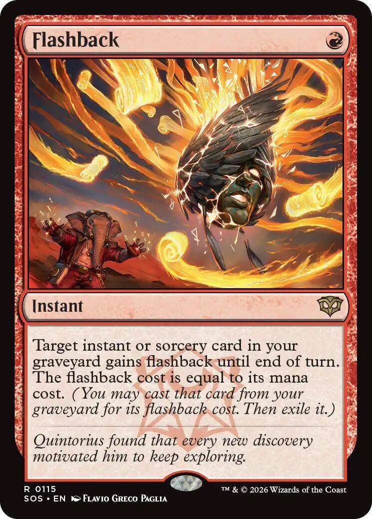 Image for Flashback (115) (Foil) (Secrets of Strixhaven) - Magic: The Gathering