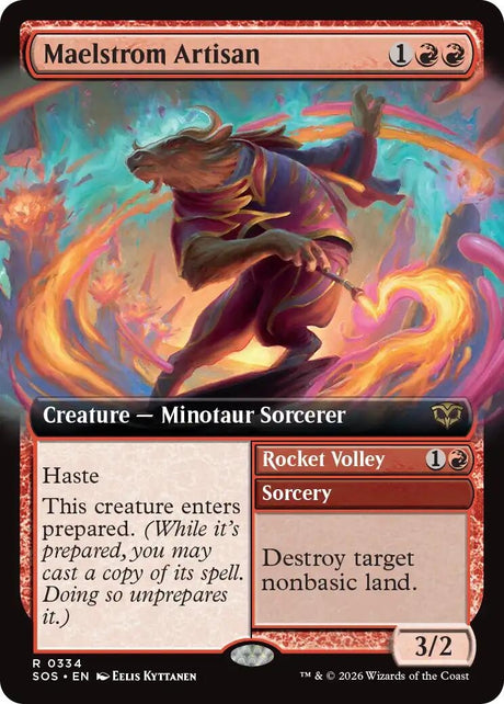 Image for Maelstrom Artisan (Extended Art) (334) (Foil) (Secrets of Strixhaven) - Magic: The Gathering