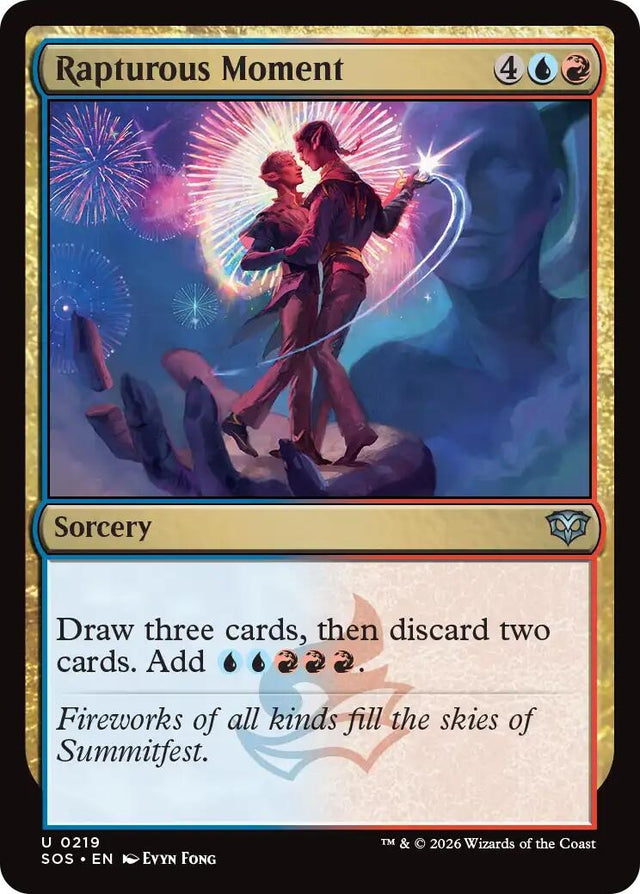 Image for Rapturous Moment (219) (Foil) (Secrets of Strixhaven) - Magic: The Gathering