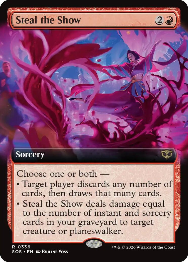 Image for Steal the Show (Extended Art) (336) (Foil) (Secrets of Strixhaven) - Magic: The Gathering