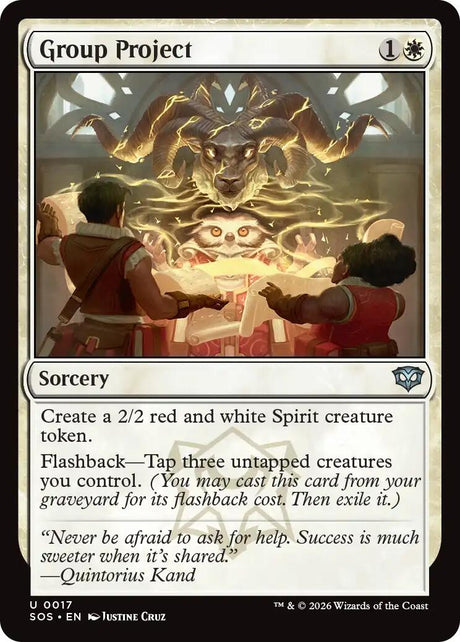 Image for Group Project (17) (Foil) (Secrets of Strixhaven) - Magic: The Gathering