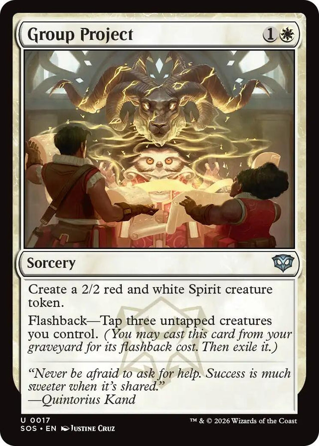 Image for Group Project (17) (Foil) (Secrets of Strixhaven) - Magic: The Gathering
