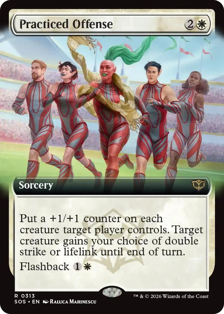 Image for Practiced Offense (Extended Art) (313) (Foil) (Secrets of Strixhaven) - Magic: The Gathering