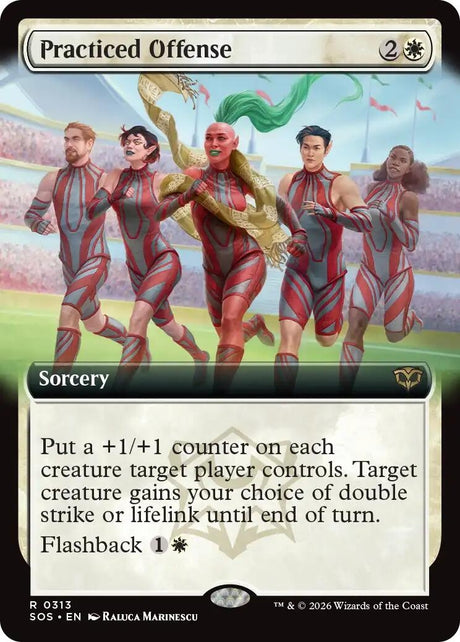 Image for Practiced Offense (Extended Art) (313) (Foil) (Secrets of Strixhaven) - Magic: The Gathering